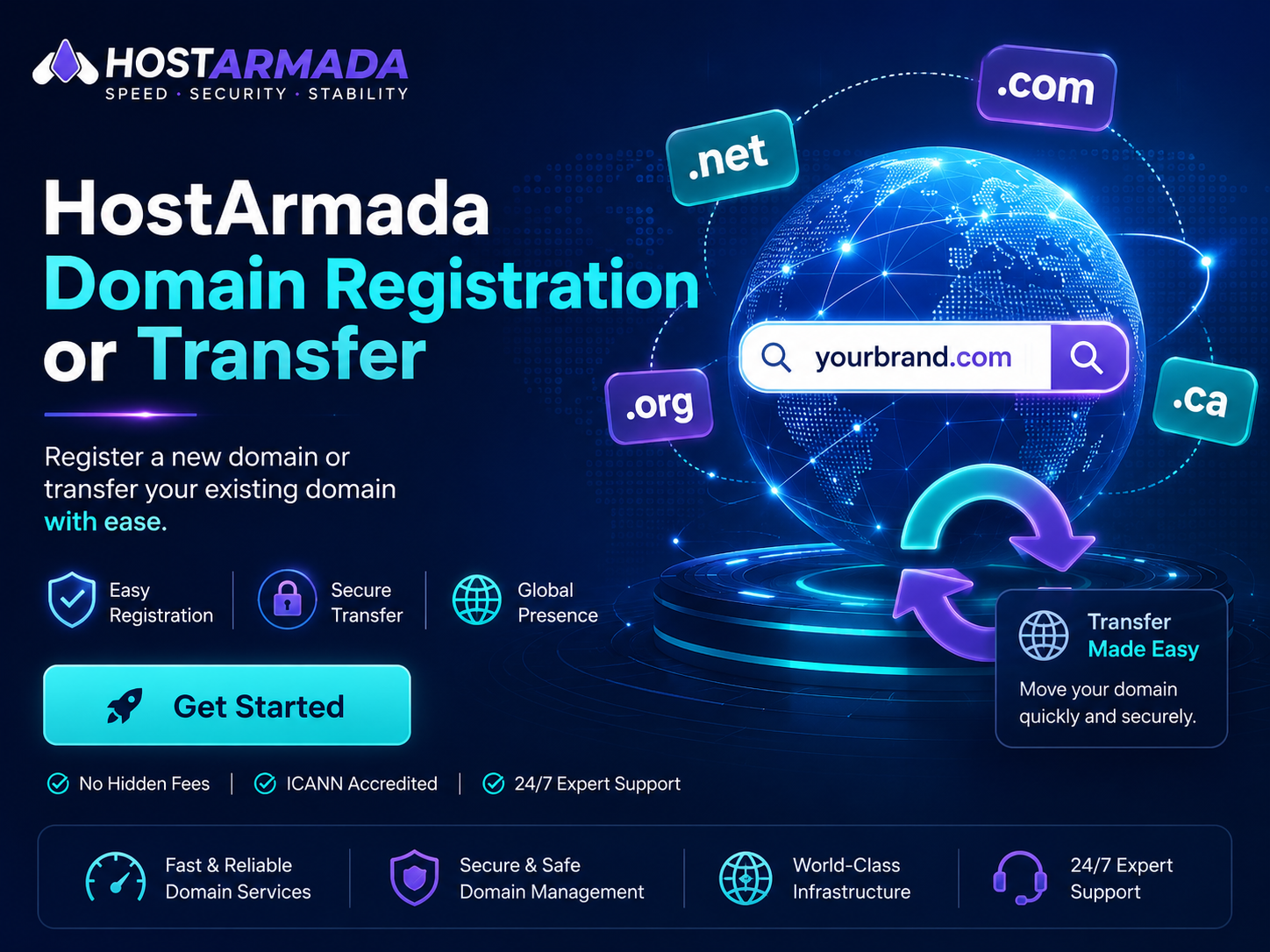 HostArmada .org Domain Registration