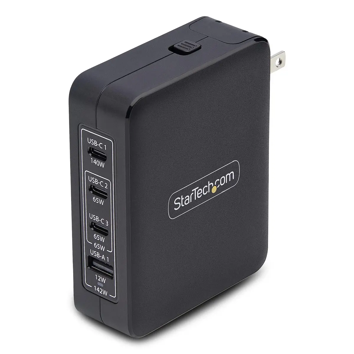 StarTech.com 140W USB-C Wall Charger, 3X USB-C/1X USB-A, Pd 3.1 Gan Power Adapter Fo – 3114GCN-WALL-CHARGER