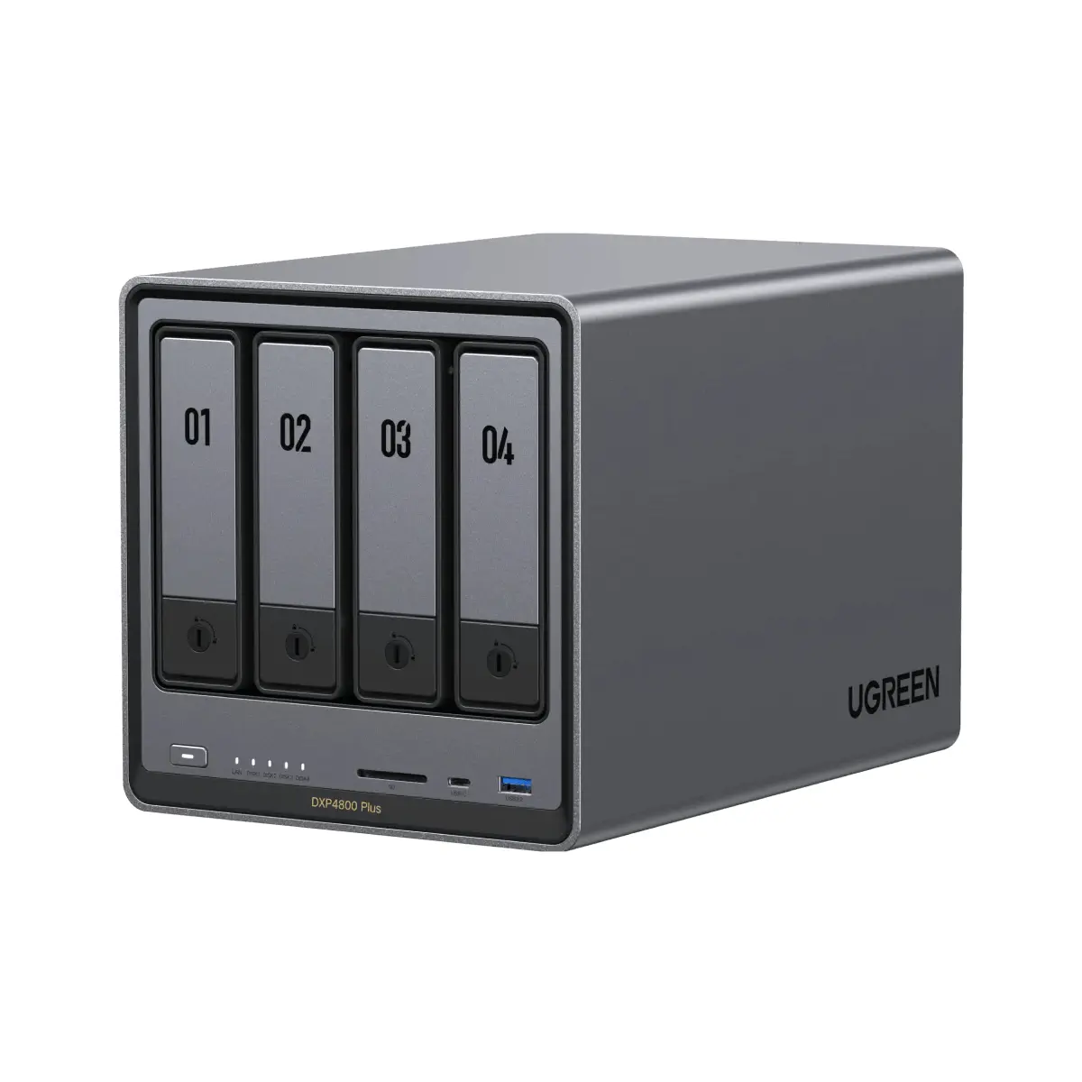 UGREEN DXP4800 Plus 4-Bay NAS, Intel Pentium Gold 8505 5-Core CPU, 8GB DDR5 RAM – 35260