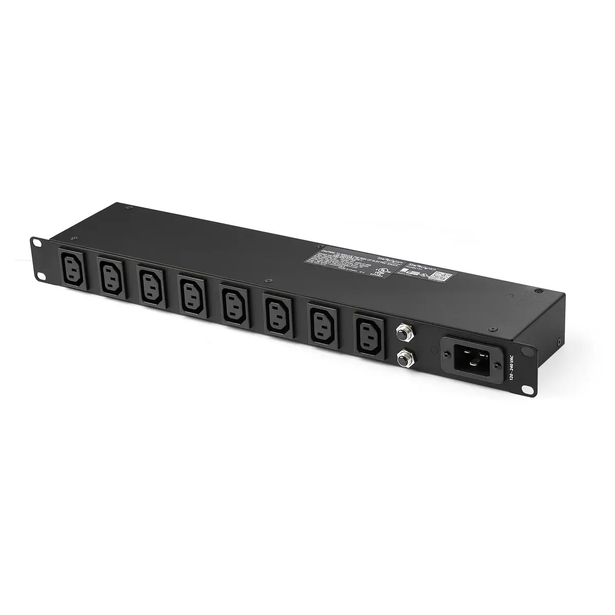 StarTech.com 1U 8 Port Rack Mount Pdu C13 Socket 16A, Input Connector(s)- 1 - Iec C20 (16A, 3 – PDU08C13H