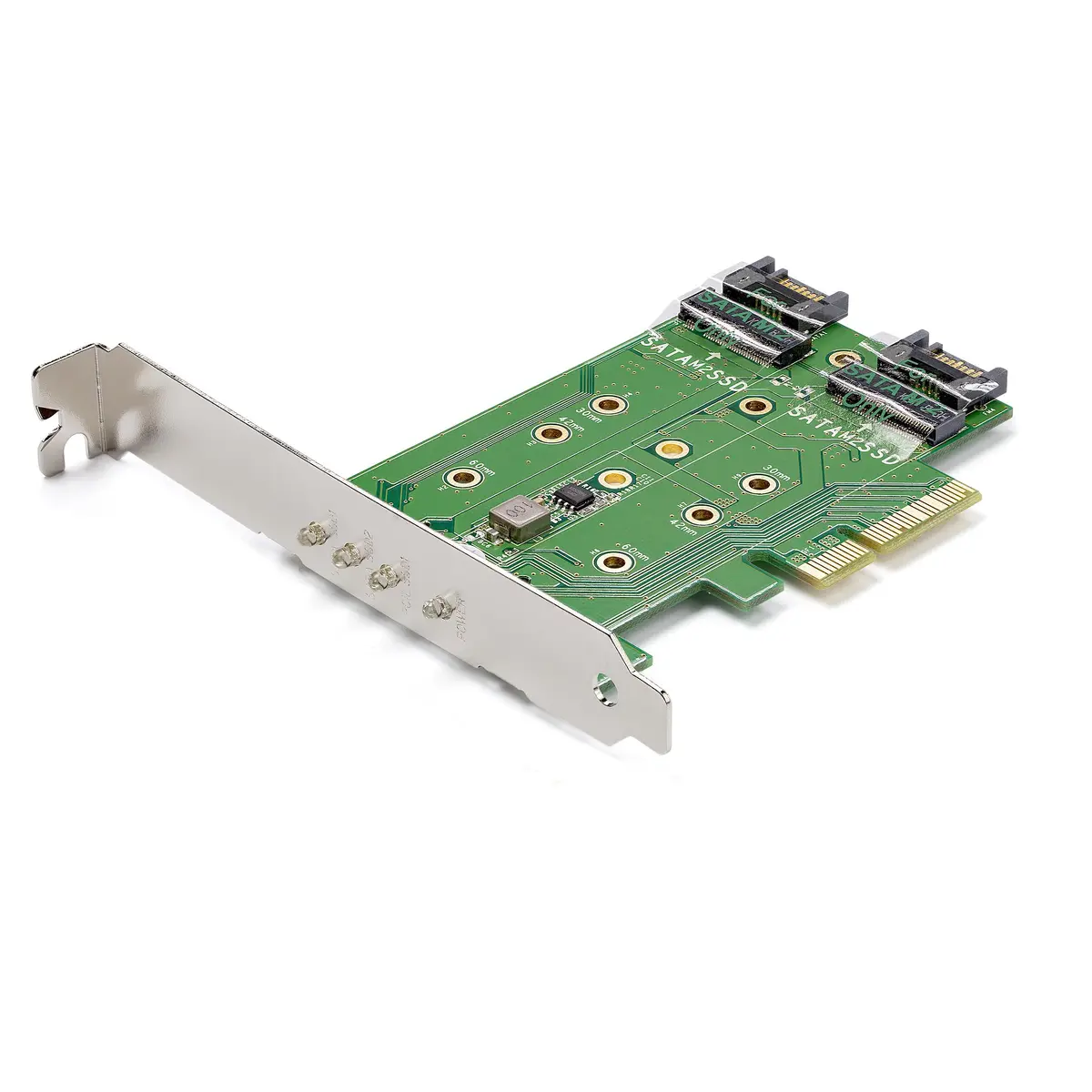 StarTech.com Mount both PCIe (NVMe) and Sata based M.2 SSDs inside your computer using this P – PEXM2SAT32N1