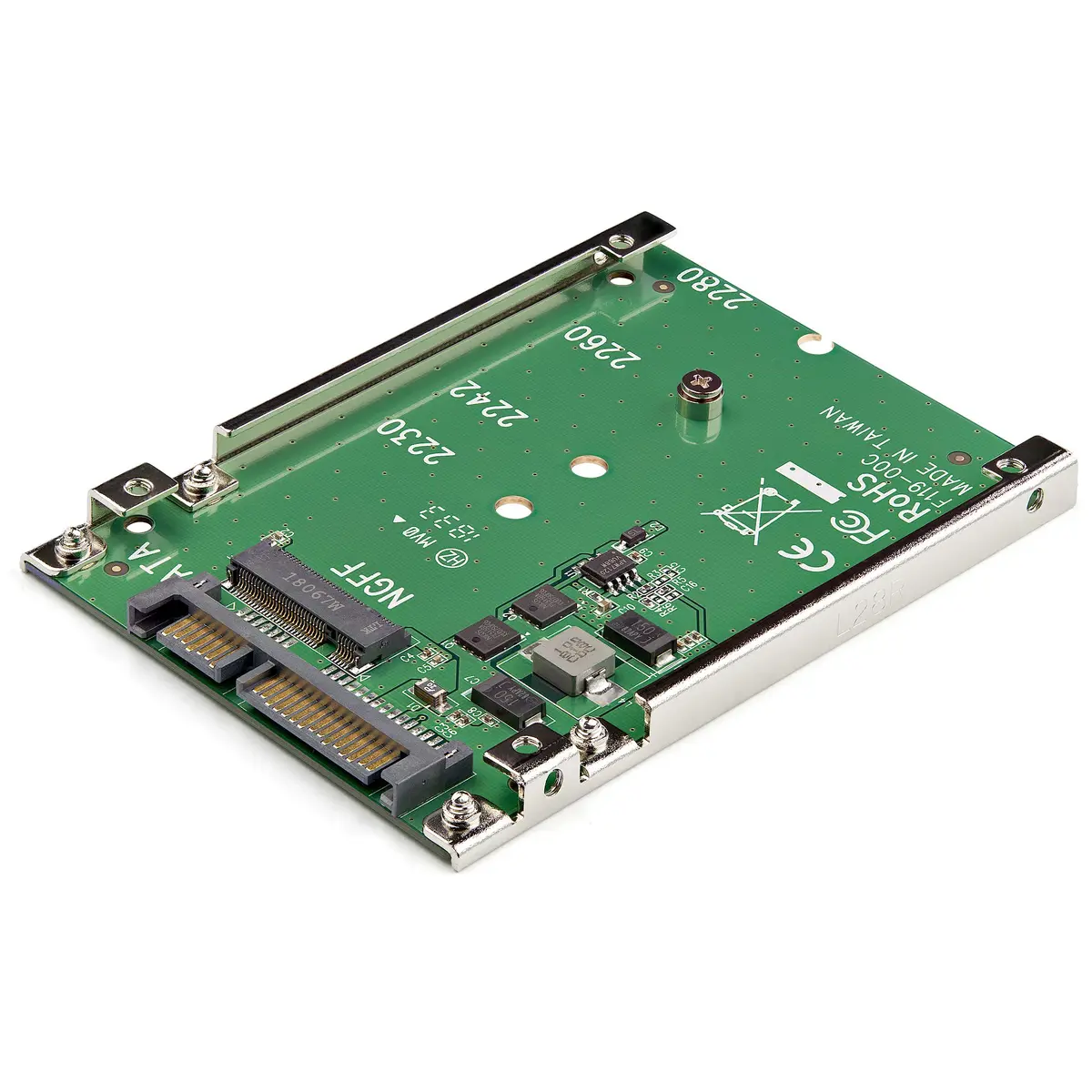 StarTech.com Convert an M.2 SSD into a 7mm high 2.5-inch Sata 6Gbps Open Frame SSD - M.2 SSD to – SAT32M225