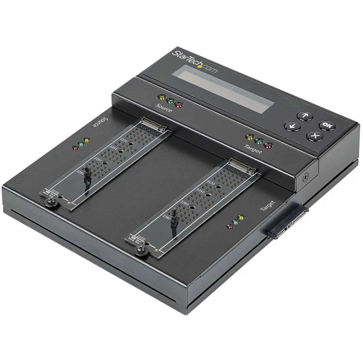 StarTech.com Standalone 1-1 M.2 NVMe duplicator/eraser supports M.2 PCIe NVMe | M.2 Sata Ahci – SM2DUPE11