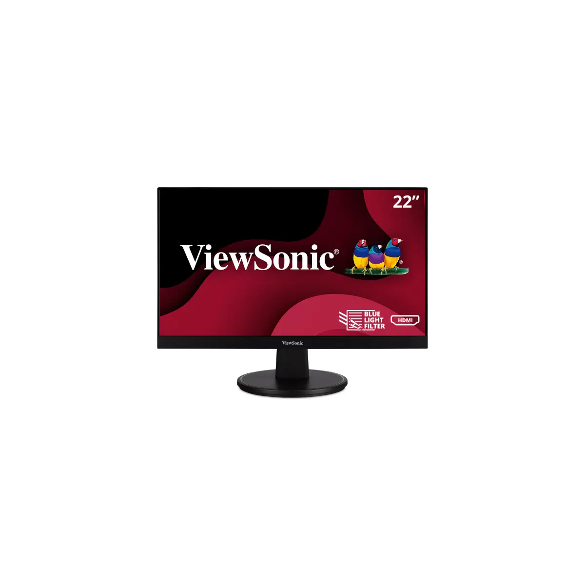 ViewSonic 22-inch Mva Lcd Monitor, HDMI, Vga, Frameless, 1920X1080 Resolution. – VA2247-MH