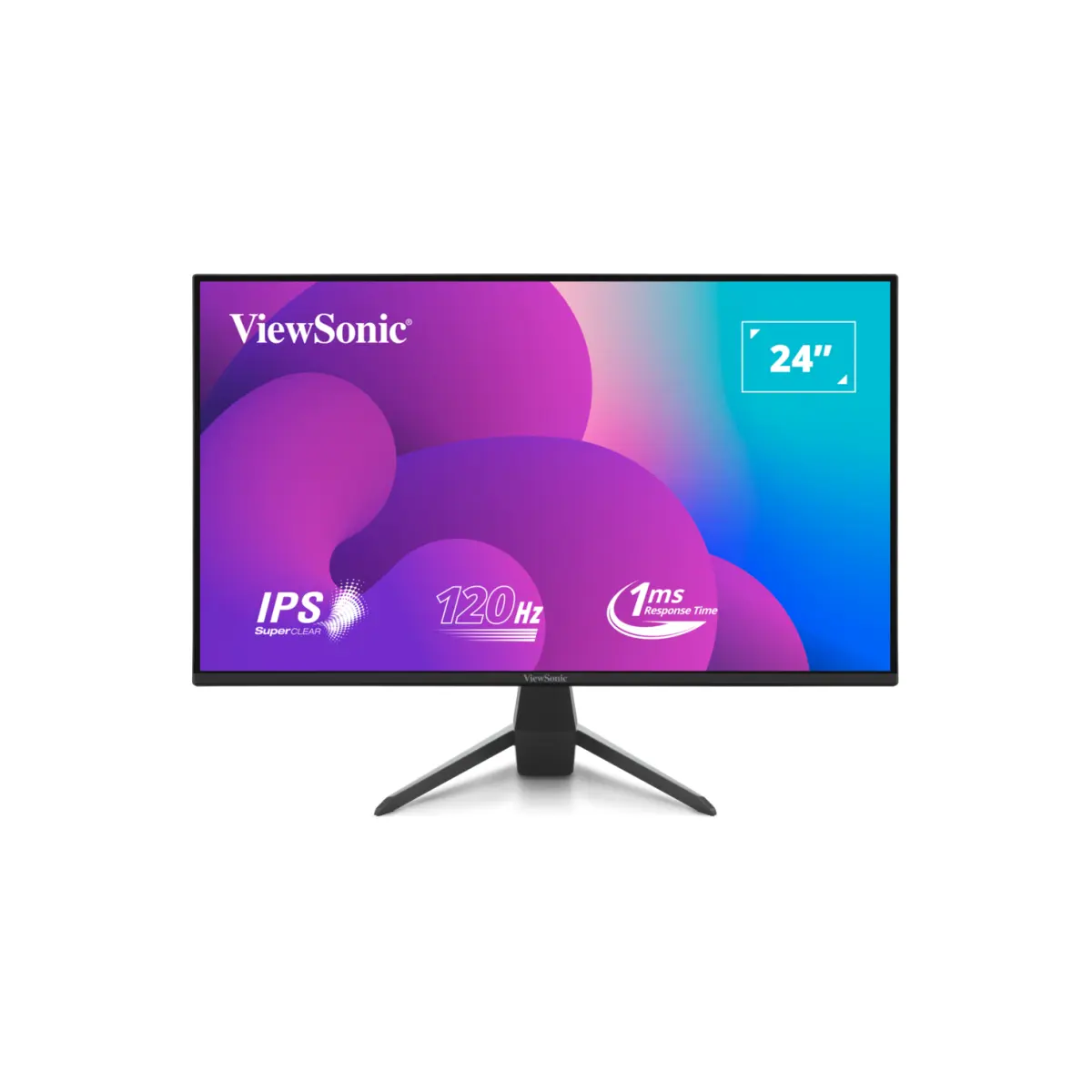 ViewSonic 24-inch 1080P 1MS 120HZ IPS Monitor With HDMI, Dp, And Vga. – VX2470-MHD