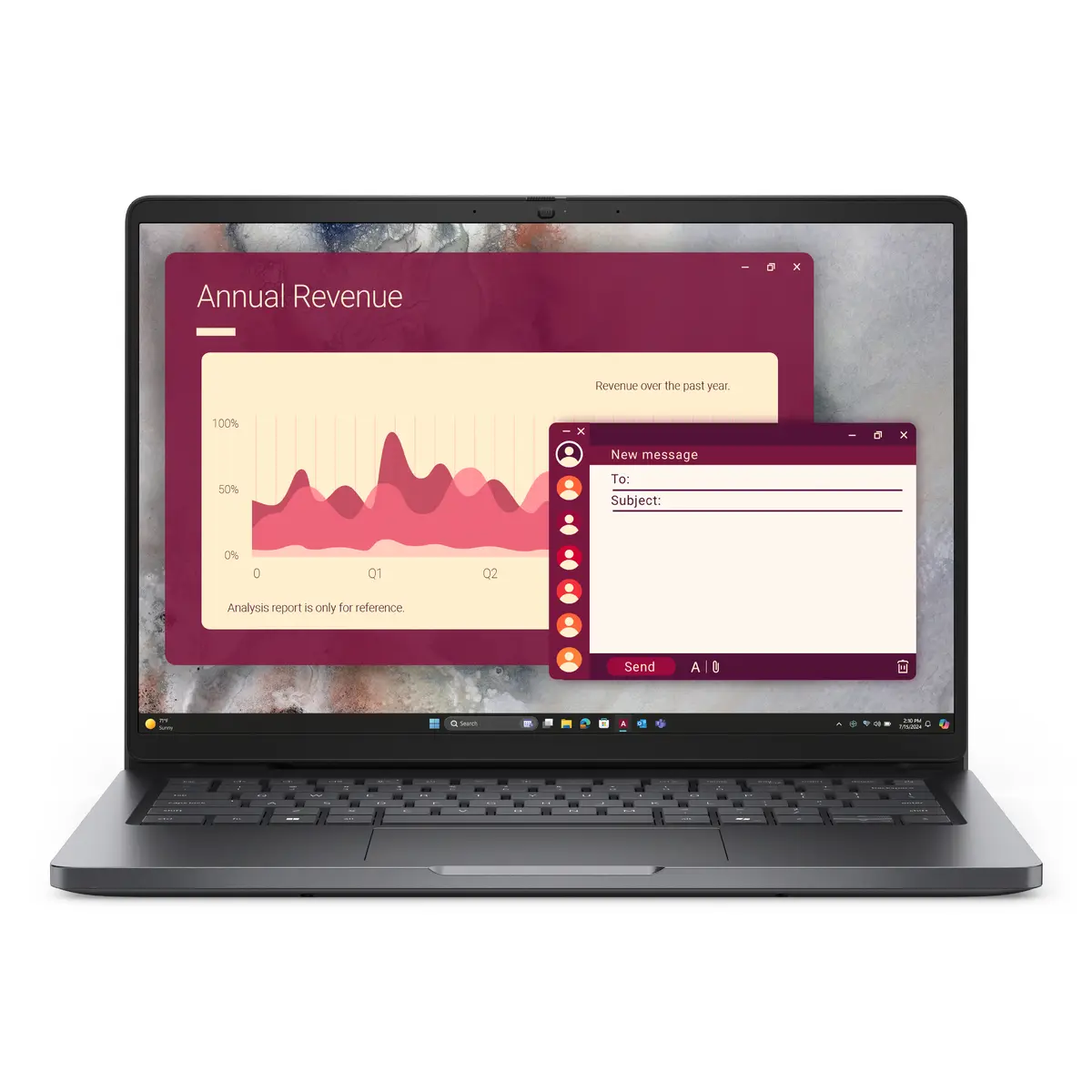 Dell Y26FV – DELL PRO 14 PC14250 CORE I7 150U 16 GB 512GBSSD 14INCH FHD NON TOUCH IRCAMERA IN